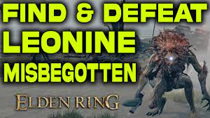 Leonine Misbegotten Secret Boss Location & How To Defeat | Elden Ring |  Boss Fight - YouTube