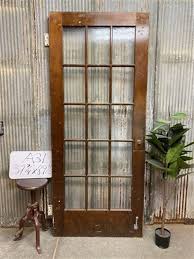 15 Pane Glass Door 37 75x89 5 Vintage