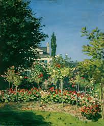 Flower Garden Claude Monet As Art