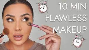 10 minute makeup tutorial flawless and