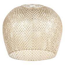 The most common gold shades pendant material is metal. Moroccan Dome Metal Pendant Lamp Shade