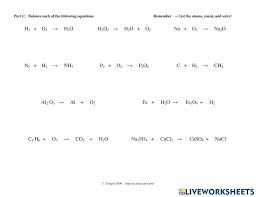 Balancing Equations Challenge Worksheet