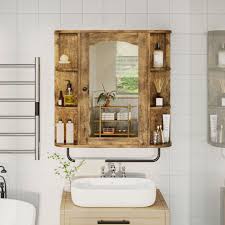 Brown Bathroom Cabinets For
