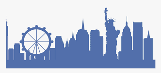 new york city skyline wall sticker