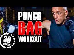 30 minute punch bag boxing workout