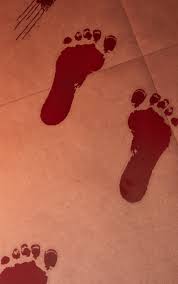 halloween footprint floor stickers 8