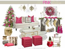 hot pink holiday decorating with non