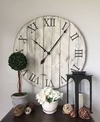 Large Wall Clock True White Above