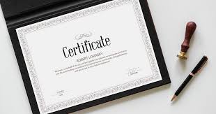 design and edit printable certificates