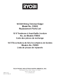 18 volt string trimmer edger user manual