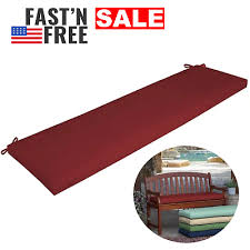 Red Outdoor Bench Seat Cushions For