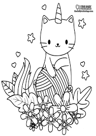 Children draw what they like, do what they like. Cat Coloring Pages The Daily Coloring