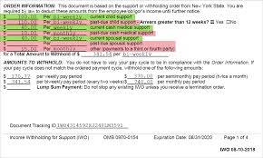 Nys Dcss Income Withholding Worksheet