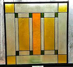 Crafts Mission Style Glass Panel