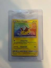 He's almost always the trump card when it comes to gym battles with ash, as he has trained him for years. Ash S Pikachu Pokemon Movie Promo Sealed With Download Code Pokemon Trading Card Game Radioamicizia Toys Hobbies