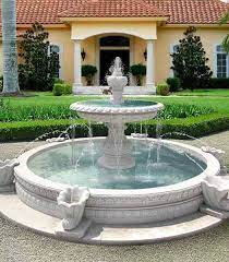 Water Fountains Front Yard And