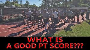 what is a good army pt score you