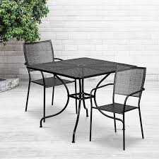 Indoor Outdoor Steel Patio Table Set