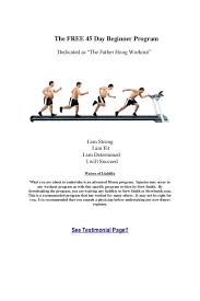 workout plan 9 exles format pdf