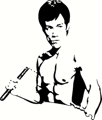 Bruce lee coloring pages 36+ bruce lee coloring pages for printing and coloring. Bruce Lee W Nunchucks Vinyl Decal Graphic Choose Your Color And Size Bruce Lee Vinhetas Ilustracoes