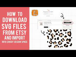 how to svg files from etsy and