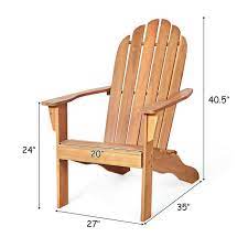 Wooden Outdoor Lounge Chair With