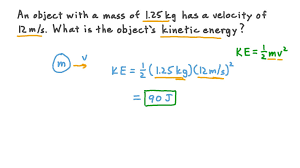 Question Kinetic Energy Nagwa