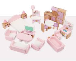 funkids wooden miniature dollhouse