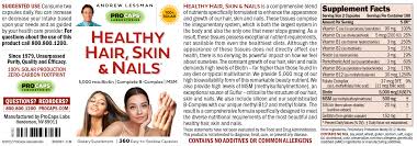 healthy hair skin and nails 120