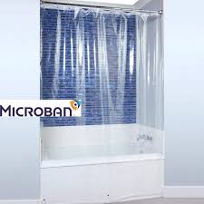ceiling peva shower liner with microban