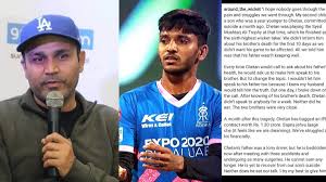 Chetan sakariya's brother died of suicide few months ago,his parents didn't tell him for 10 days as he was playing the sma trophy. Tgfdop8bxfvulm