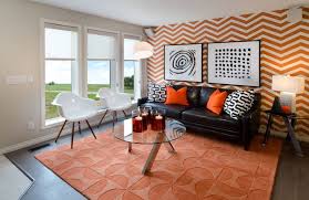 Fall Into Orange Living Room Accents