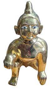 golden br kanha ji statue size