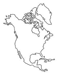 Printable Map Of North America Pic Outline Map Of North America