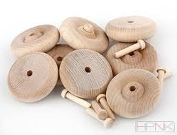2 wooden wheel pack of 8 including