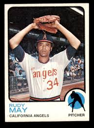 Amazon.com: 1973 Topps # 102 Rudy May Los Angeles Angels (Baseball Card)  NM/MT Angels : Collectibles & Fine Art