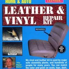 leather and vinyl repair kit as seen