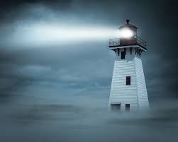 hd wallpaper night fog lighthouse