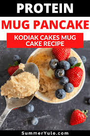 protein pancake in a mug kodiak cakes