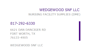 1174857676 npi number wedgewood snf