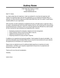 10 security guard resignation letter samples bistronovecento. Best Security Supervisor Cover Letter Examples Livecareer