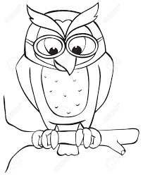 Fortune Owl Outline Drawing Selected Of An 13947 5771 23504