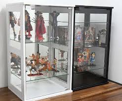 Large Upright Glass Doll Cabinet Model