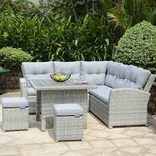 Aruba Mini Garden Corner Sofa Set