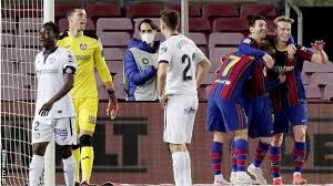Rojo / mari carmen torres. Barcelona 5 2 Getafe Lionel Messi Scores Twice In Big Barca Win Bbc Sport