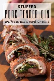 stuffed pork tenderloin with