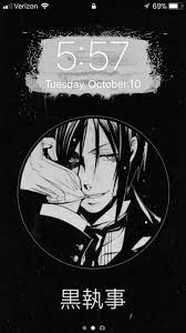 Here is a set of beautiful hd wallpapers with one black, great butler from anime! Sebastian Lockscreen Black Butler Amino