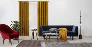 Fully lined and made of high quality fabric, the curtains drape elegantly and will dress any window in. 2 X Julius Vorhangschals 135 X 260 Cm Samt In Antikgold Gold Curtains Living Room Velvet Curtains Living Room Curtains Living Room