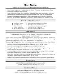 It shows employers and hiring managers a general overview of your capabilities, helping them to quickly decide if you're the right candidate for the role. Legal Assistant Resume Sample Monster Com
