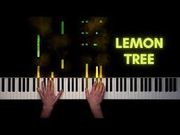 fools garden lemon tree piano cover